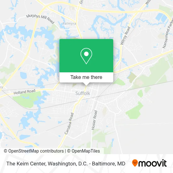 The Keim Center map