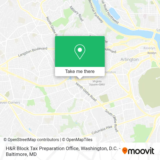 H&R Block Tax Preparation Office map