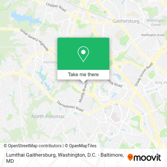 Lumthai Gaithersburg map