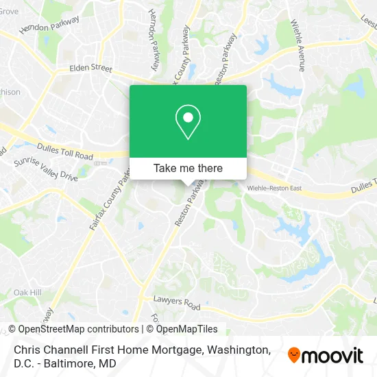 Chris Channell First Home Mortgage map