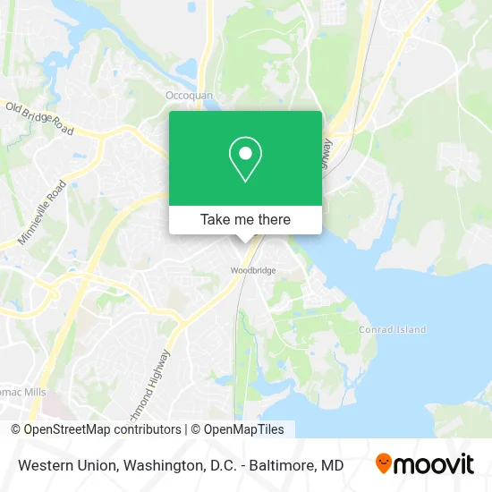 Western Union map