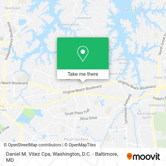 Daniel M. Vitez Cpa map