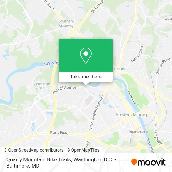 Quarry Mountain Bike Trails map