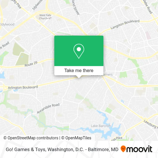 Go! Games & Toys map