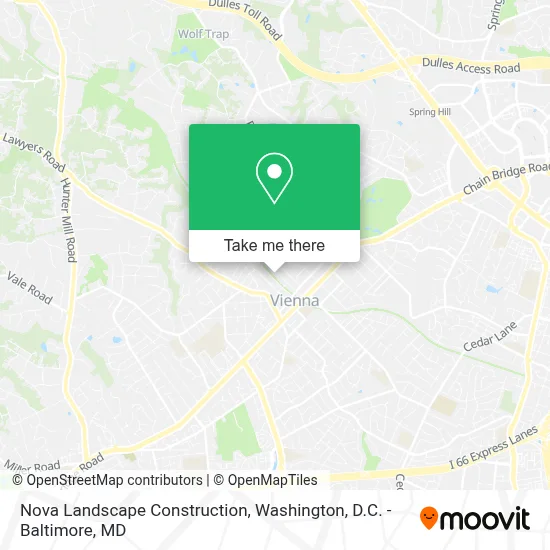 Nova Landscape Construction map