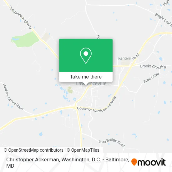 Christopher Ackerman map