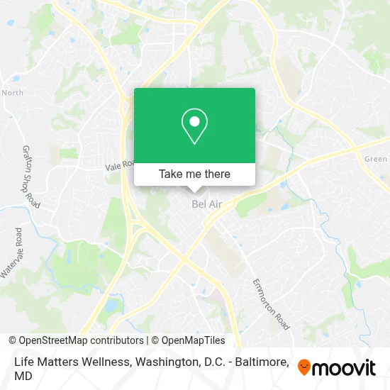 Life Matters Wellness map