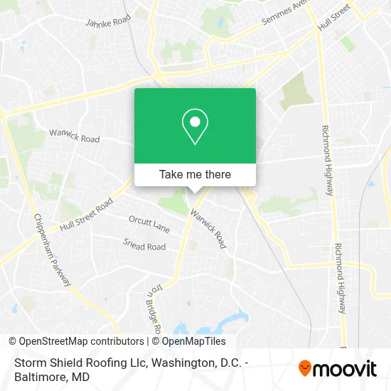 Storm Shield Roofing Llc map