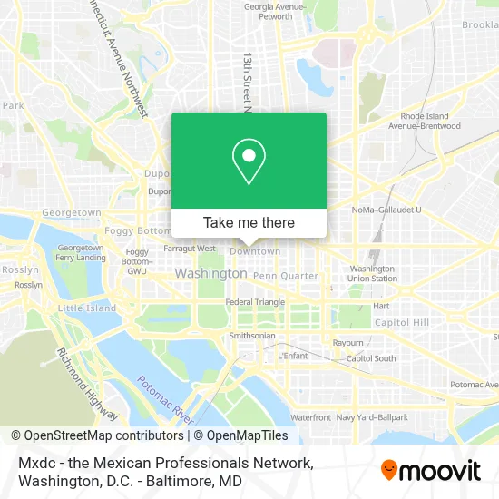 Mxdc - the Mexican Professionals Network map