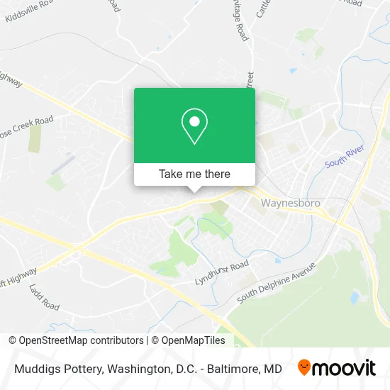 Muddigs Pottery map