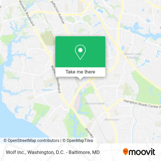 Wolf Inc. map