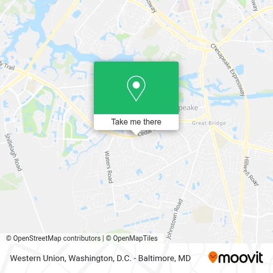 Western Union map