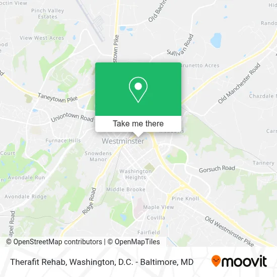 Therafit Rehab map