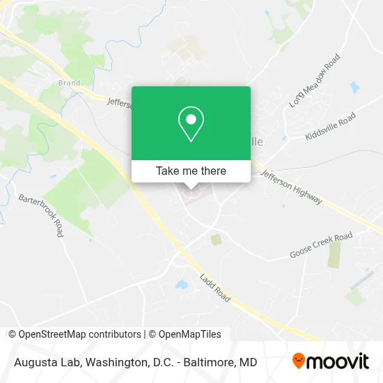 Augusta Lab map