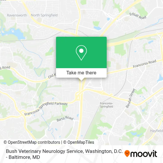 Bush Veterinary Neurology Service map