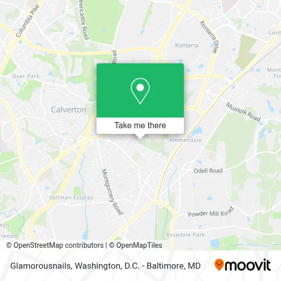 Glamorousnails map