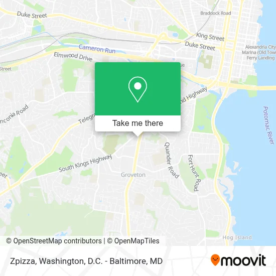 Zpizza map