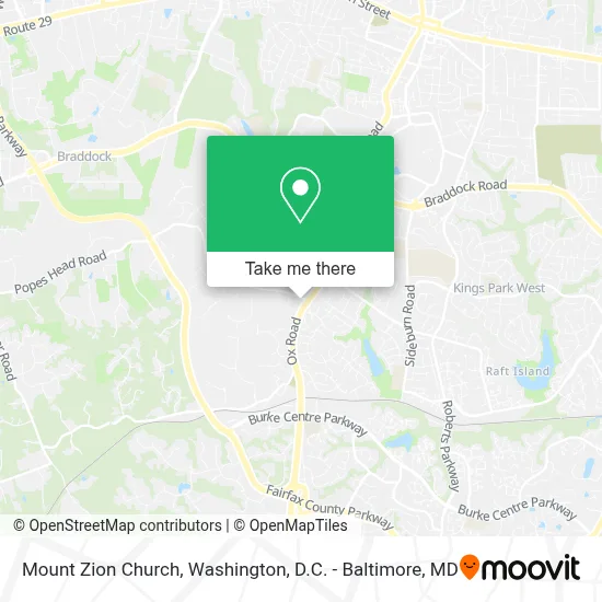 Mount Zion Church map