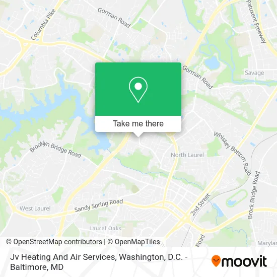 Jv Heating And Air Services map