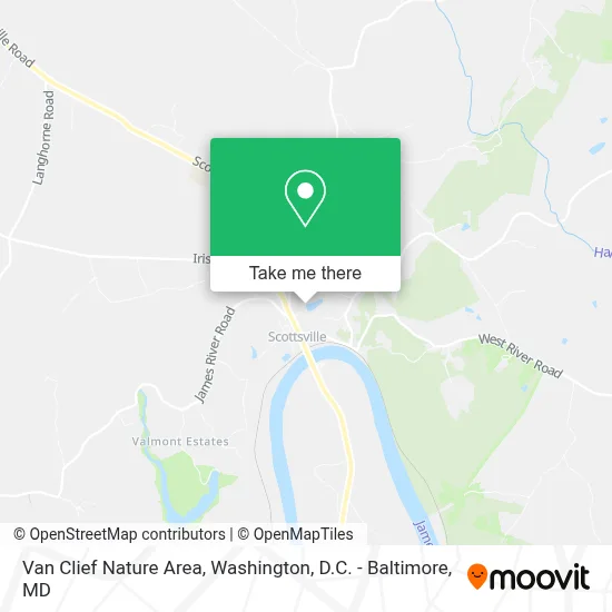 Van Clief Nature Area map