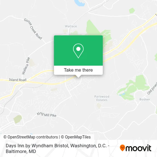 Days Inn by Wyndham Bristol map