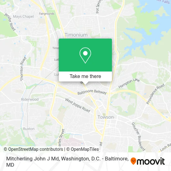 Mitcherling John J Md map