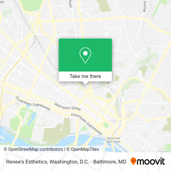 Renee's Esthetics map
