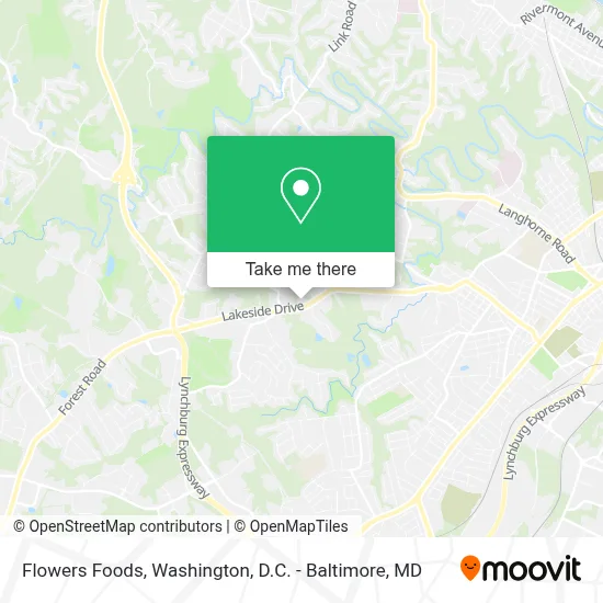 Flowers Foods map