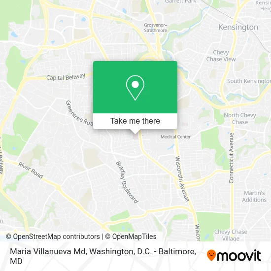 Maria Villanueva Md map