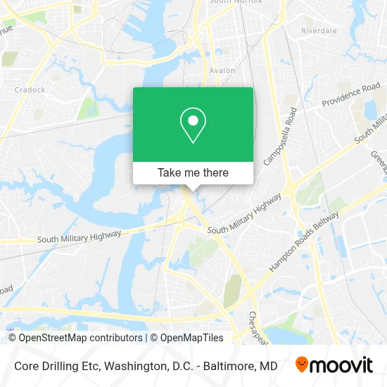 Core Drilling Etc map