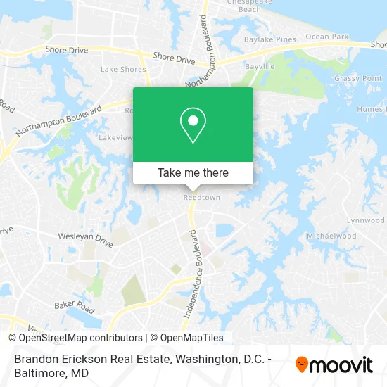 Brandon Erickson Real Estate map
