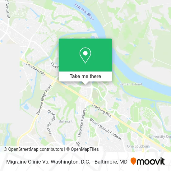 Migraine Clinic Va map