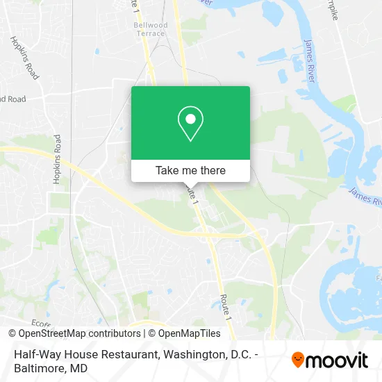 Half-Way House Restaurant map