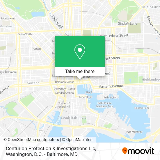 Centurion Protection & Investigations Llc map