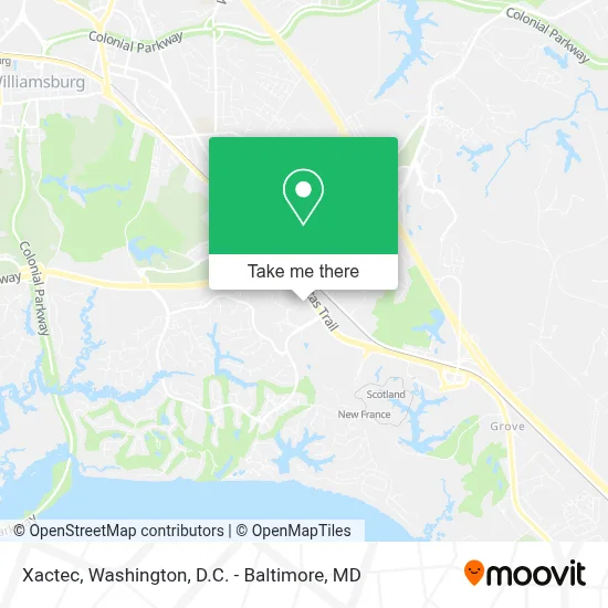 Xactec map