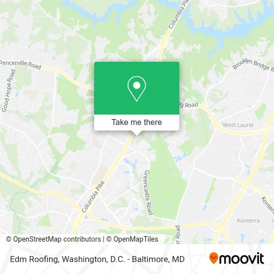 Edm Roofing map