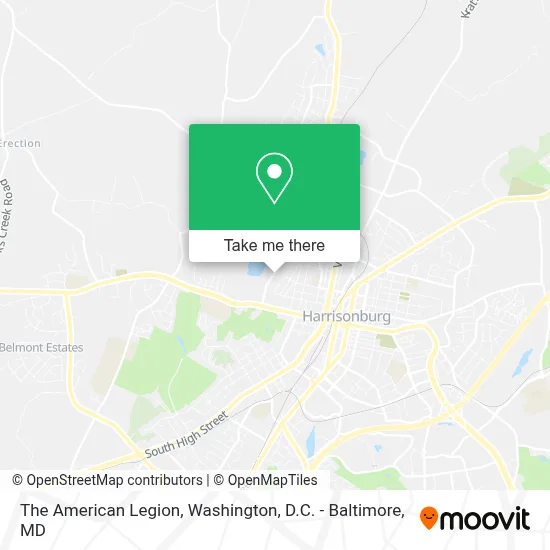 The American Legion map