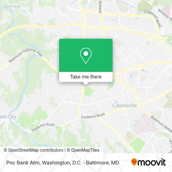 Pnc Bank Atm map