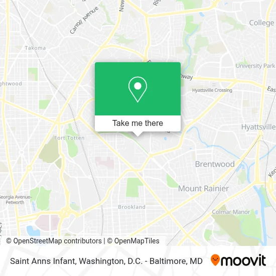 Saint Anns Infant map