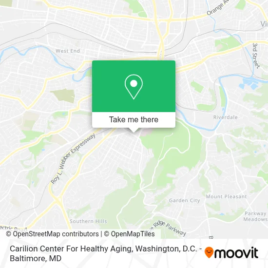 Carilion Center For Healthy Aging map