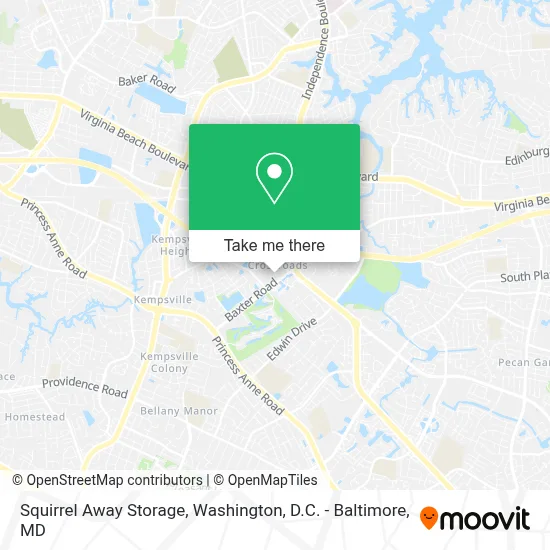 Squirrel Away Storage map
