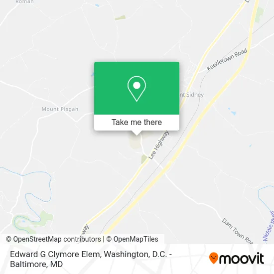 Edward G Clymore Elem map