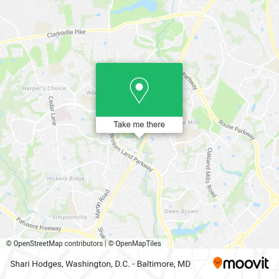 Shari Hodges map