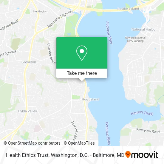 Health Ethics Trust map