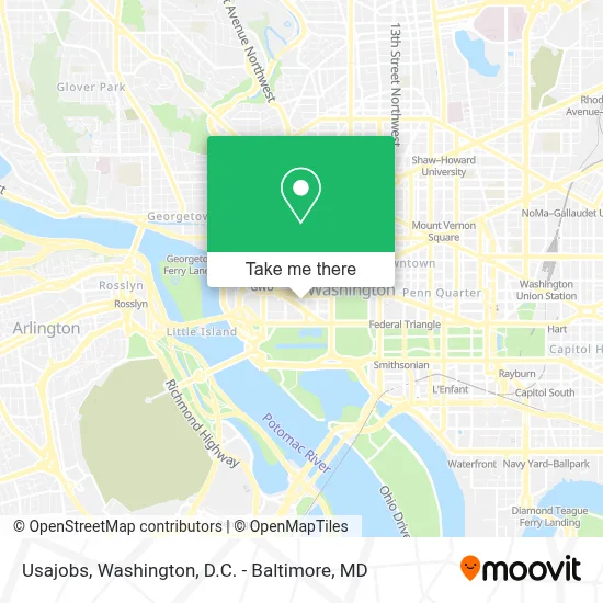 Usajobs map