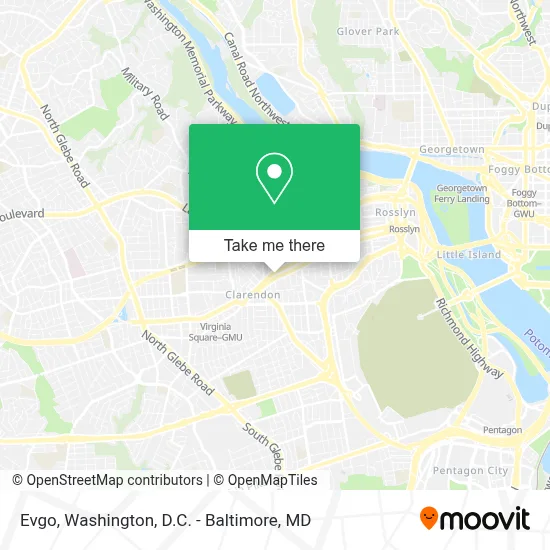 Evgo map