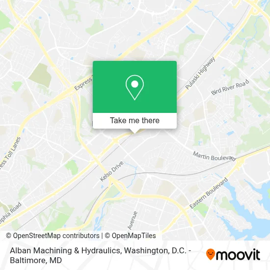 Alban Machining & Hydraulics map