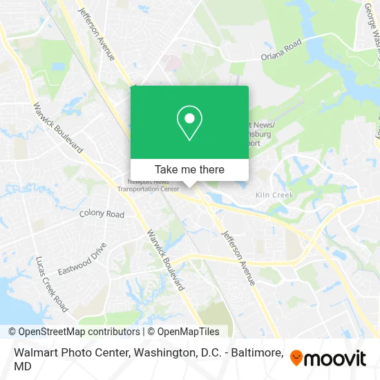 Walmart Photo Center map