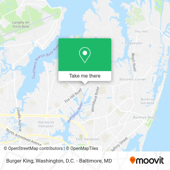 Burger King map