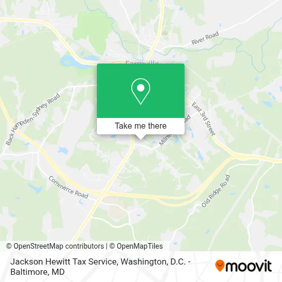 Jackson Hewitt Tax Service map
